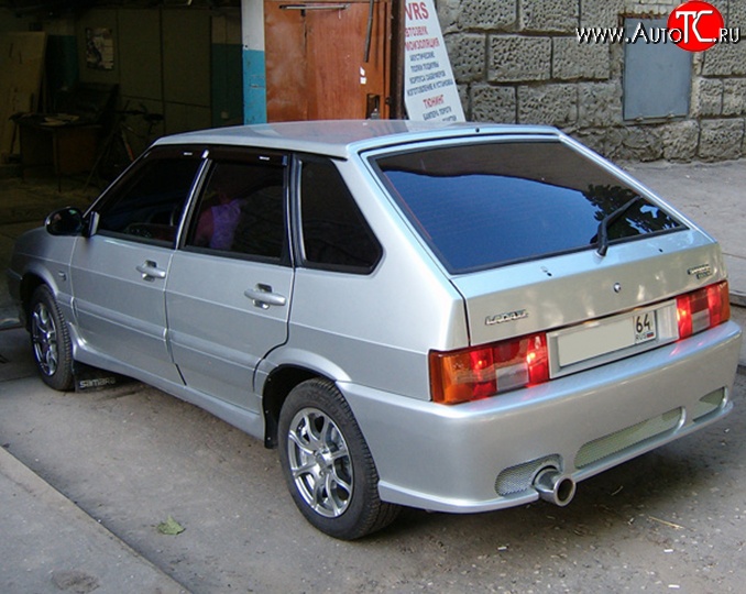 2 899 р. Задний бампер M-VRS Лада 2113 (2004-2013) (Неокрашенный)  с доставкой в г. Йошкар-Ола