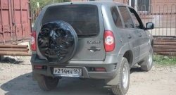 3 899 р. Чехол запасного колеса Трофей Снайпера Chevrolet Niva 2123 рестайлинг (2009-2020) (Неокрашенный)  с доставкой в г. Йошкар-Ола. Увеличить фотографию 4