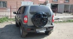 3 899 р. Чехол запасного колеса Трофей Снайпера Chevrolet Niva 2123 рестайлинг (2009-2020) (Неокрашенный)  с доставкой в г. Йошкар-Ола. Увеличить фотографию 8