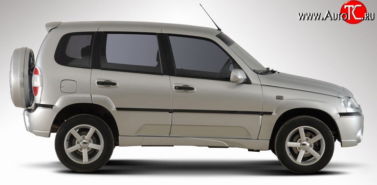 1 999 р. Пороги накладки Ниагара 2 Chevrolet Niva 2123 дорестайлинг (2002-2008) (Неокрашенные)  с доставкой в г. Йошкар-Ола