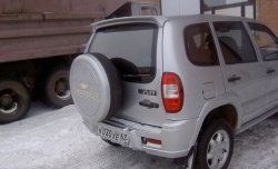 2 299 р. Чехол запасного колеса Chevrolet  Chevrolet Niva  2123 (2002-2020), Лада 2123 (Нива Шевроле) (2002-2021), Лада Нива Трэвел (2021-2024) (Неокрашенный)  с доставкой в г. Йошкар-Ола. Увеличить фотографию 4