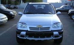 1 099 р. Накладка переднего бампера Трофи Chevrolet Niva 2123 дорестайлинг (2002-2008) (Неокрашенная)  с доставкой в г. Йошкар-Ола. Увеличить фотографию 2