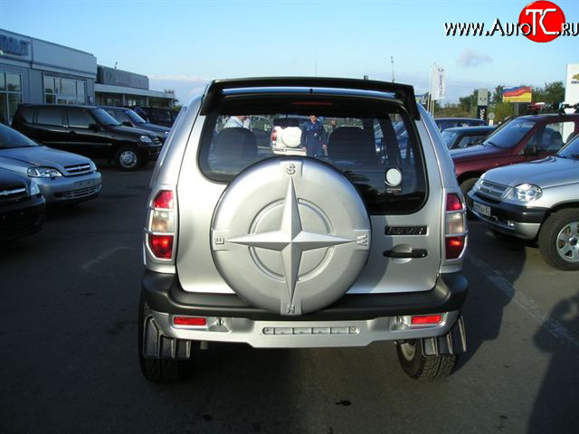 209 р. Комплект накладок на фонари (до 2009 г) Трофи Chevrolet Niva 2123 дорестайлинг (2002-2008) (Неокрашенные)  с доставкой в г. Йошкар-Ола