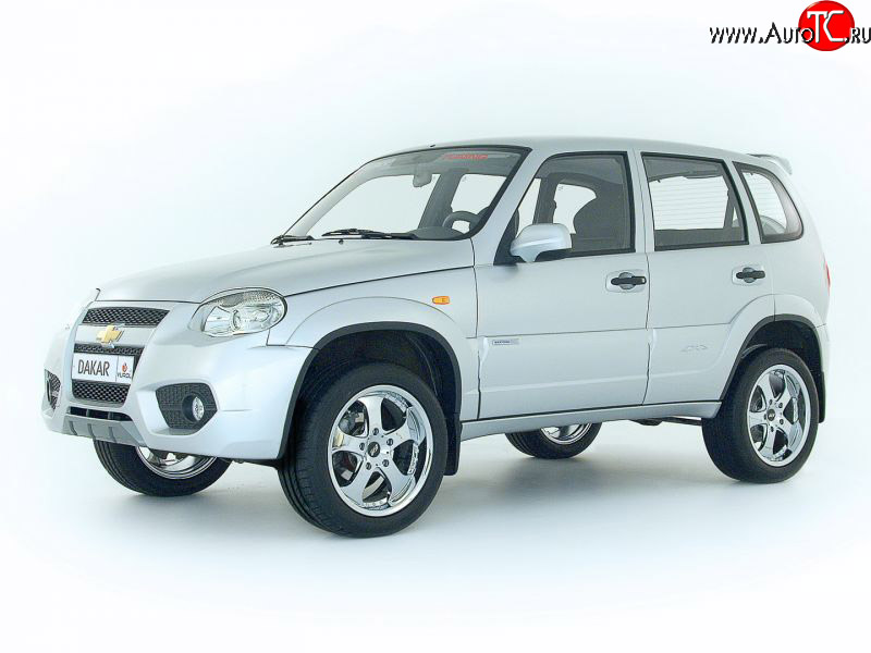 1 249 р. Накладки на зеркала Dakar после 2005 г.в Chevrolet Niva 2123 рестайлинг (2009-2020) (Неокрашенные)  с доставкой в г. Йошкар-Ола