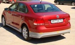 4 999 р. Пороги накладки Racing Volkswagen Polo 5 седан дорестайлинг (2009-2015) (Неокрашенные)  с доставкой в г. Йошкар-Ола. Увеличить фотографию 2