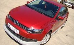 1 149 р. Реснички Racing Volkswagen Polo 5 хэтчбек дорестайлинг (2009-2015) (Неокрашенные)  с доставкой в г. Йошкар-Ола. Увеличить фотографию 3