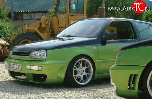 7 999 р. Передний бампер Well Volkswagen Golf 3 (1991-1998)  с доставкой в г. Йошкар-Ола