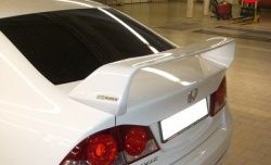 10 699 р. Антикрыло Mugen Honda Civic FD седан дорестайлинг (2005-2008) (Неокрашенный)  с доставкой в г. Йошкар-Ола. Увеличить фотографию 4