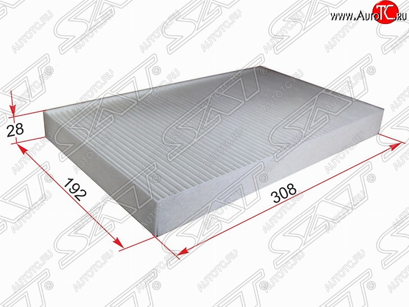 287 р. Фильтр салонный SAT (308x192x28 mm)  Audi 100  С4 - A6 ( С4,  C4,  C5)  с доставкой в г. Йошкар-Ола