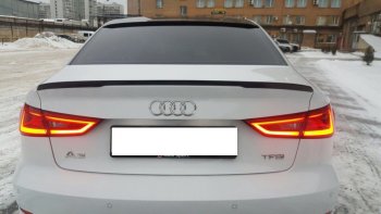 3 399 р. Лип спойлер АВТОКРАТ  Audi A3  8VS седан (2012-2016) дорестайлинг (Неокрашенный)  с доставкой в г. Йошкар-Ола. Увеличить фотографию 7