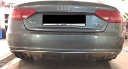 13 999 р. Накладка на задний бампер CT Audi A5 8T дорестайлинг, лифтбэк (2007-2011) (Неокрашенная)  с доставкой в г. Йошкар-Ола. Увеличить фотографию 2