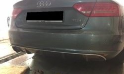 Накладка на задний бампер CT Audi A5 8T дорестайлинг, лифтбэк (2007-2011)