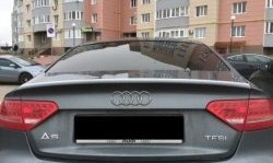 3 999 р. Лип спойлер CT Audi A5 8T дорестайлинг, лифтбэк (2007-2011) (Неокрашенный)  с доставкой в г. Йошкар-Ола. Увеличить фотографию 5