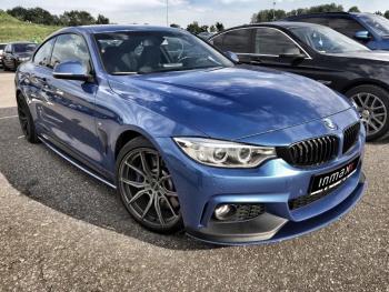 9 999 р. Пластиковые накладки под пороги М-Perfomance  BMW 4 серия  F32 (2013-2020) купе дорестайлинг, купе рестайлинг (цвет: черный матовый)  с доставкой в г. Йошкар-Ола. Увеличить фотографию 6