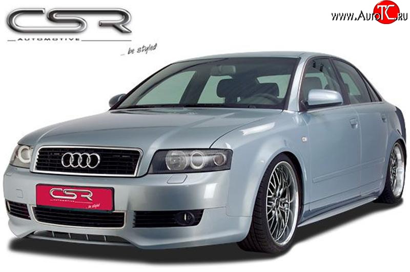 4 399 р. Накладка CSR на передний бампер Audi A4 B6 седан (2000-2006)  с доставкой в г. Йошкар-Ола