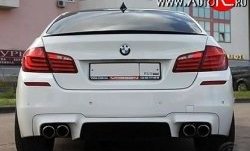 5 999 р. Лип спойлер М-Perfomance  BMW 3 серия  F30 - 5 серия  F10 (Черный матовый)  с доставкой в г. Йошкар-Ола. Увеличить фотографию 3