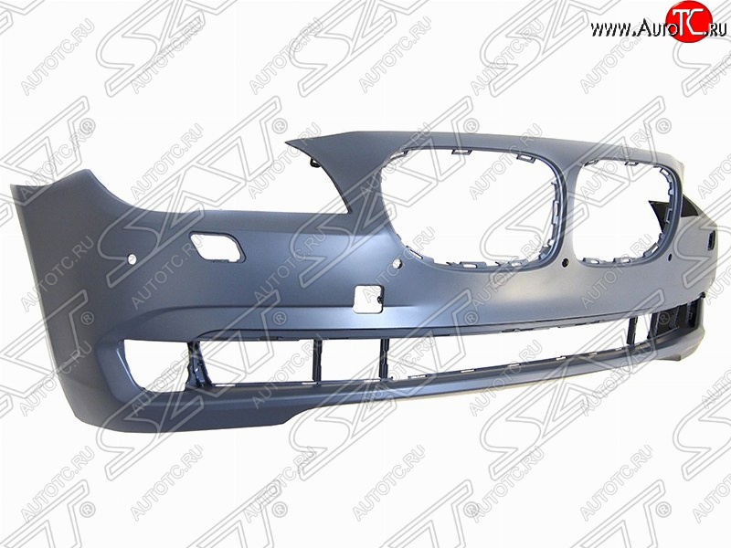 3 499 р. Передний бампер SAT (под омыватели и сонары) BMW 7 серия F01-F04 седан (2008-2015) (Неокрашенный)  с доставкой в г. Йошкар-Ола