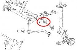 1 199 р. Полиуретановый сайлентблок передней подвески, поперечного рычага, внутренний Точка Опоры  BMW 5 серия ( E28,  E34,  E39) - X6  E71  с доставкой в г. Йошкар-Ола. Увеличить фотографию 2