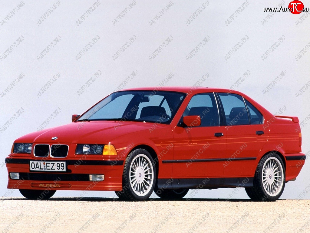 12 219 р. Накладка на передний бампер Alpina BMW 3 серия E36 седан (1990-2000)  с доставкой в г. Йошкар-Ола