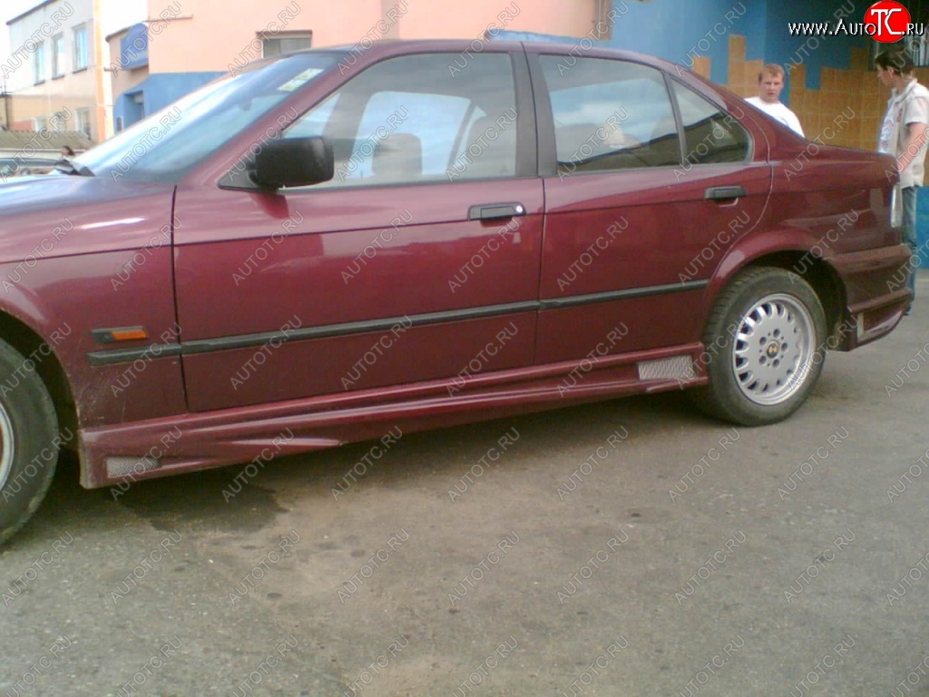 3 549 р. Пороги накладки M-Sport BMW 3 серия E36 седан (1990-2000)  с доставкой в г. Йошкар-Ола