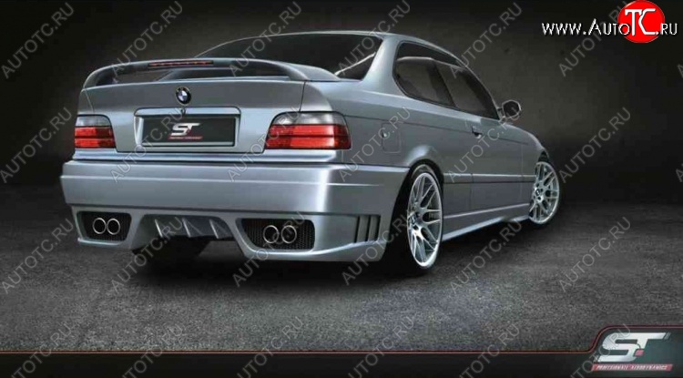 25 899 р. Задний бампер ST1 BMW 3 серия E36 седан (1990-2000)  с доставкой в г. Йошкар-Ола