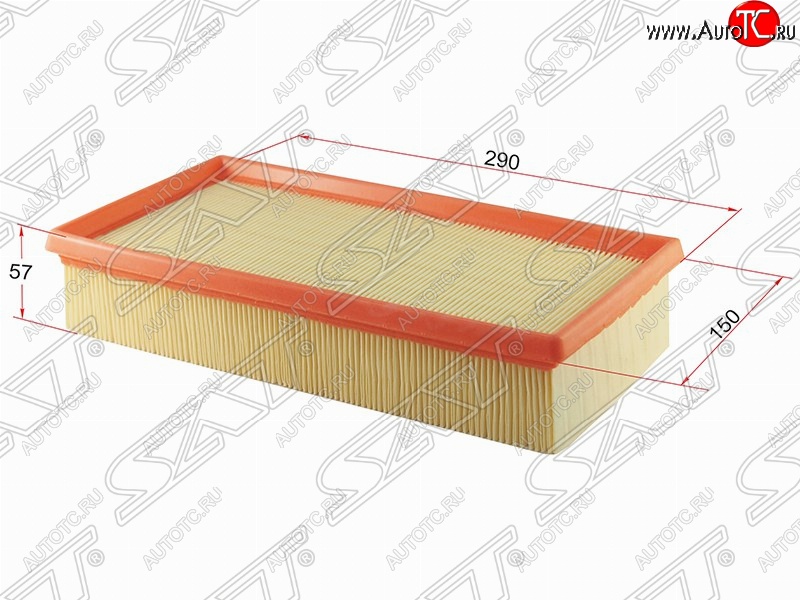 329 р. Фильтр воздушный двигателя SAT (290х150х57 mm)  BMW 7 серия  E38 - X5  E53  с доставкой в г. Йошкар-Ола