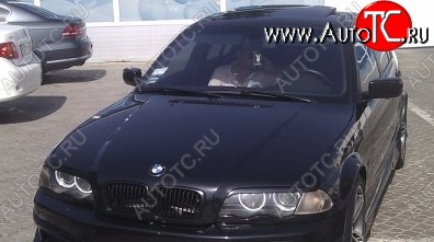 1 649 р. Реснички на фары M3-Style BMW 3 серия E46 седан дорестайлинг (1998-2001) (Неокрашенные)  с доставкой в г. Йошкар-Ола