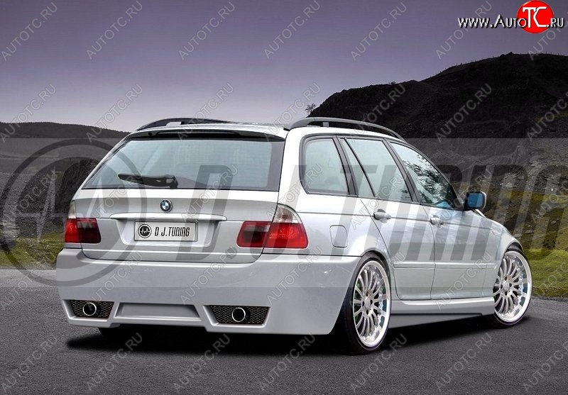 25 899 р. Задний бампер (универсал) D.J. BMW 3 серия E46 седан дорестайлинг (1998-2001)  с доставкой в г. Йошкар-Ола