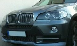 8 999 р. Накладка на передний бампер CT BMW X5 E53 дорестайлинг (1999-2003) (Неокрашенная)  с доставкой в г. Йошкар-Ола. Увеличить фотографию 2