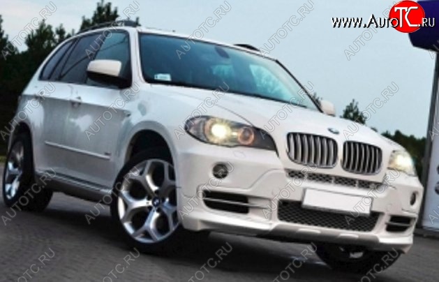 8 999 р. Накладка на передний бампер CT BMW X5 E53 дорестайлинг (1999-2003) (Неокрашенная)  с доставкой в г. Йошкар-Ола