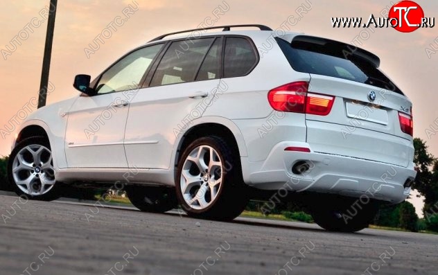 9 349 р. Накладка на задний бампер CT BMW X5 E53 дорестайлинг (1999-2003) (Неокрашенная)  с доставкой в г. Йошкар-Ола