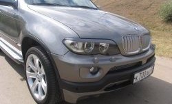 3 149 р. Реснички Storm на фары BMW X5 E53 дорестайлинг (1999-2003) (Неокрашенные)  с доставкой в г. Йошкар-Ола. Увеличить фотографию 2