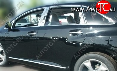 41 799 р. Накладки на стойки дверей СТ BMW X5 E70 дорестайлинг (2006-2010) (Неокрашенные)  с доставкой в г. Йошкар-Ола