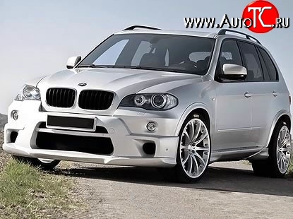 21 499 р. Передний бампер Hartge Style BMW X5 E70 дорестайлинг (2006-2010) (Неокрашенный)  с доставкой в г. Йошкар-Ола