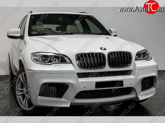 22 499 р. Передний бампер X5M STYLE BMW X5 E70 дорестайлинг (2006-2010) (Неокрашенный)  с доставкой в г. Йошкар-Ола