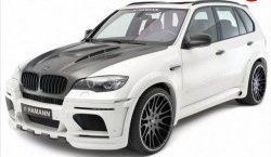 32 249 р. Пластиковый капот Hamman Style BMW X6 E71 рестайлинг (2012-2014) (Неокрашенный)  с доставкой в г. Йошкар-Ола. Увеличить фотографию 2