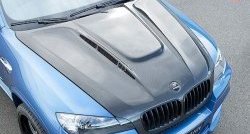 32 249 р. Пластиковый капот Hamman Style BMW X6 E71 рестайлинг (2012-2014) (Неокрашенный)  с доставкой в г. Йошкар-Ола. Увеличить фотографию 3