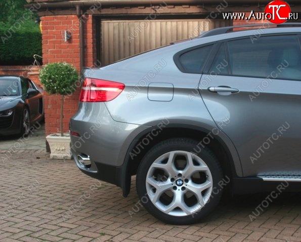 7 449 р. Брызговики CT BMW X6 E71 рестайлинг (2012-2014)  с доставкой в г. Йошкар-Ола