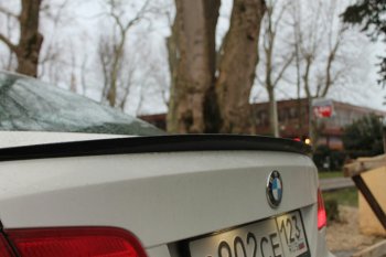 2 799 р. Лип спойлер  3 серия E92 (04-11) АВТОКРАТ BMW 3 серия E90 седан дорестайлинг (2004-2008) (Неокрашенный)  с доставкой в г. Йошкар-Ола. Увеличить фотографию 3