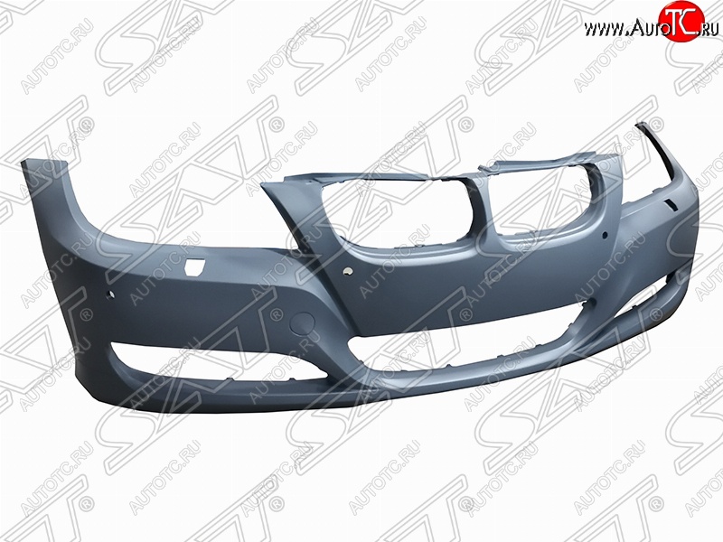 8 699 р. Передний бампер SAT (под омыватели и сонары, пр-во Тайвань)  BMW 3 серия ( E90,  E91) (2008-2012) седан рестайлинг, универсал рестайлинг (Неокрашенный)  с доставкой в г. Йошкар-Ола