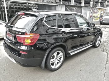 13 549 р. Подножки боковые WINBO OE Style BMW X3 F25 дорестайлинг (2010-2014)  с доставкой в г. Йошкар-Ола. Увеличить фотографию 3