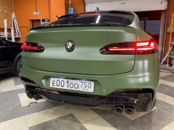 6 999 р. Лип спойлер X4M BMW X4 G02 дорестайлинг (2018-2021) (без окраски)  с доставкой в г. Йошкар-Ола. Увеличить фотографию 4