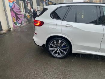 23 499 р. Диффузор заднего бампера М-Perfomance с элеронами  BMW X5  G05 (2018-2022) Inmax (цвет: черный глянец)  с доставкой в г. Йошкар-Ола. Увеличить фотографию 3