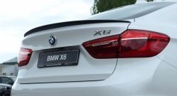 11 199 р. Лип спойлер BS BMW X6 F16 (2014-2020) (Неокрашенный)  с доставкой в г. Йошкар-Ола. Увеличить фотографию 2