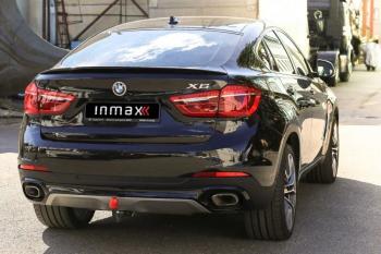 9 499 р. Лип спойлер M-Performance  BMW X6  F16 (2014-2020) (цвет: черный глянец)  с доставкой в г. Йошкар-Ола. Увеличить фотографию 3