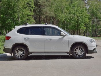 21 999 р. Защита порогов из круглой трубы d63 мм SLITKOFF v3 Brilliance V5 (2012-2018)  с доставкой в г. Йошкар-Ола. Увеличить фотографию 3