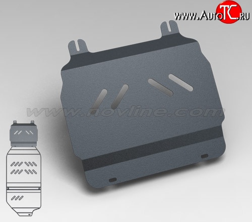 2 569 р. Защита картера двигателя Novline (5.3/6.0/6.2, АКПП, 3 мм) Chevrolet Tahoe GMT900 5 дв. (2006-2013)  с доставкой в г. Йошкар-Ола