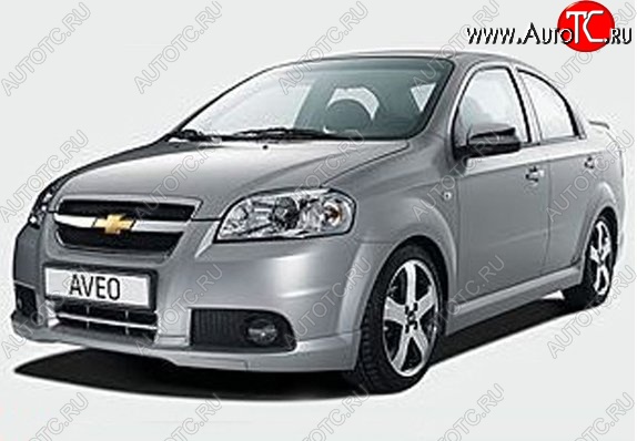 5 099 р. Пороги накладки CT v2 Chevrolet Aveo T250 седан рестайлинг (2006-2011) (Неокрашенные)  с доставкой в г. Йошкар-Ола