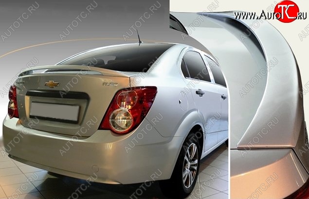 3 799 р. Спойлер CT  Chevrolet Aveo  T300 (2011-2015) седан (Неокрашенный)  с доставкой в г. Йошкар-Ола