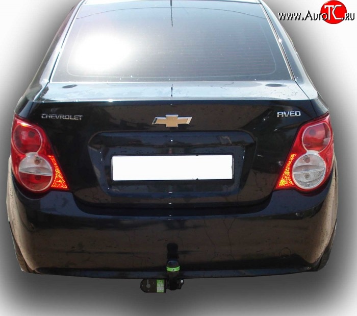 7 349 р. Фаркоп Leader  Chevrolet Aveo  T300 (2011-2015) седан (Без электропакета)  с доставкой в г. Йошкар-Ола